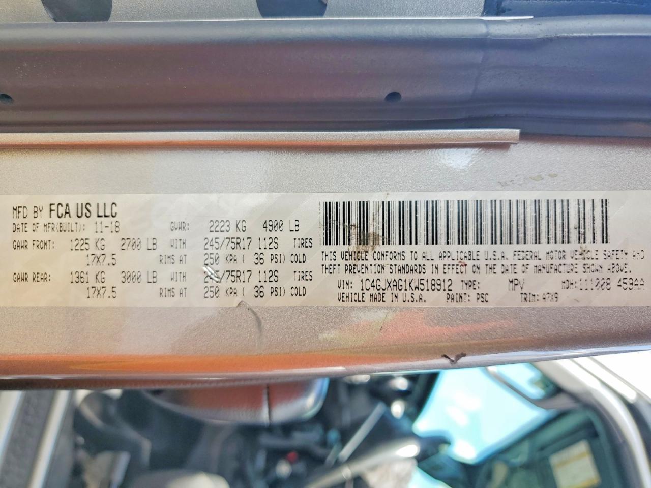 2019 Jeep Wrangler Sport - zdjęcie 13