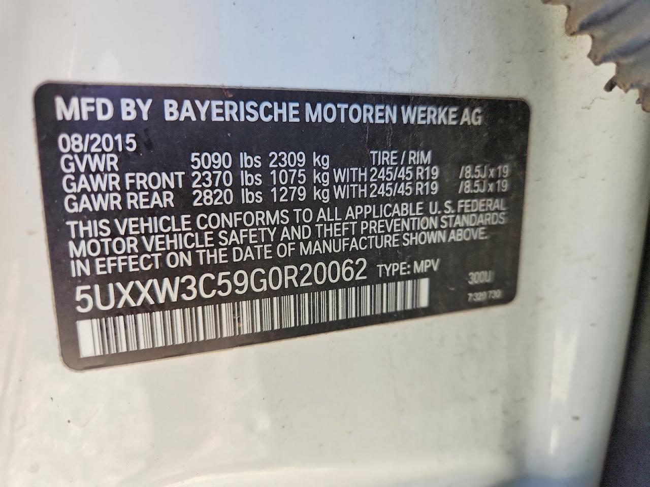 2016 BMW X4 xDrive28I - zdjęcie 14