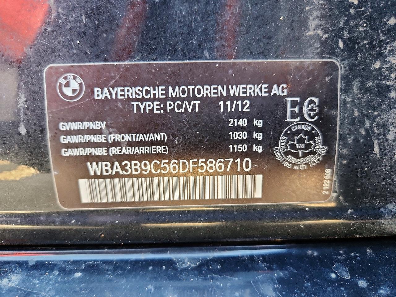 2013 BMW 335 Xi - zdjęcie 12