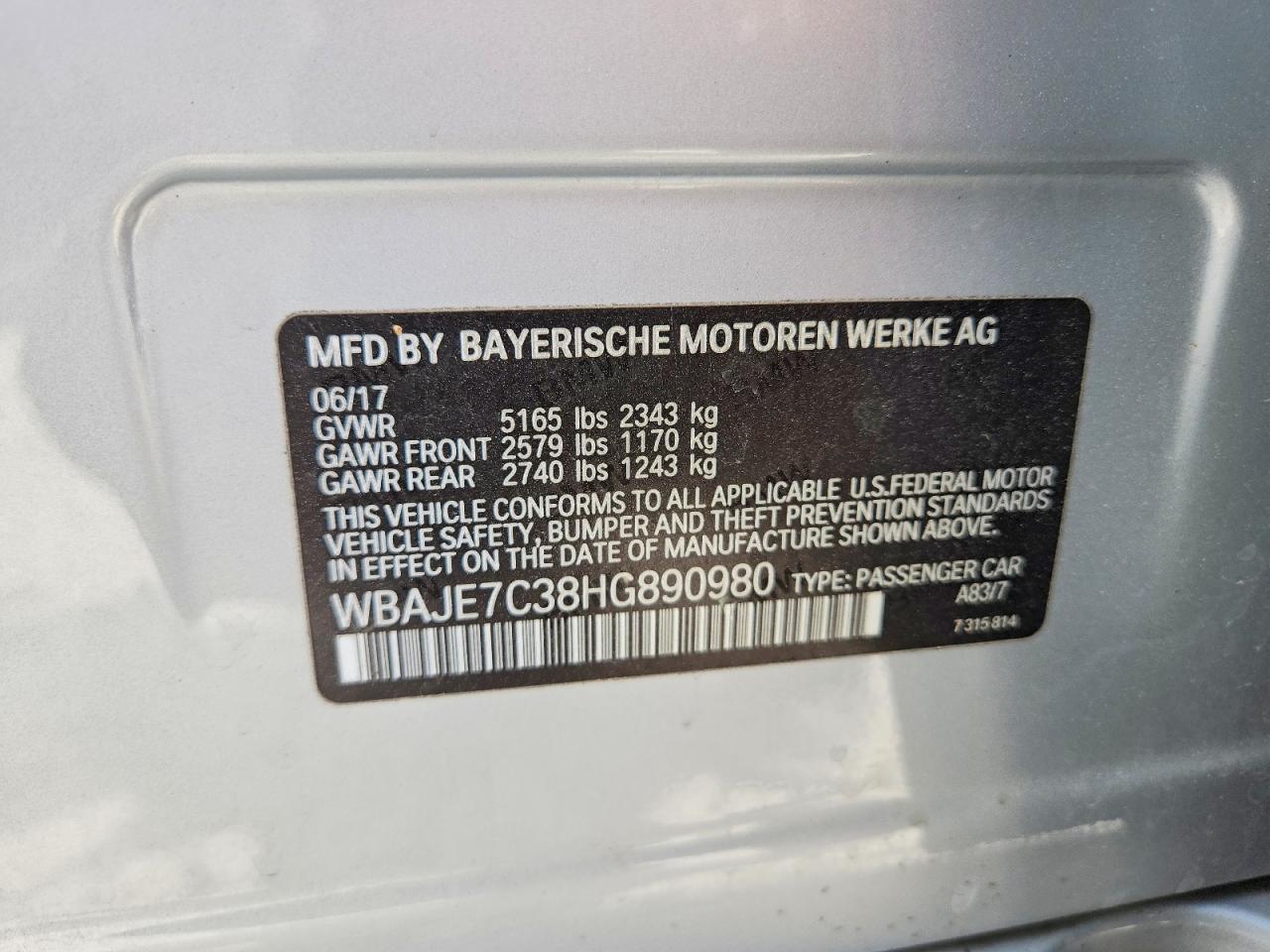 2017 BMW 540 Xi - zdjęcie 13