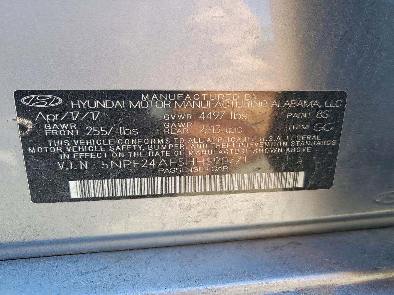 2017 Hyundai Sonata Se - zdjęcie 12