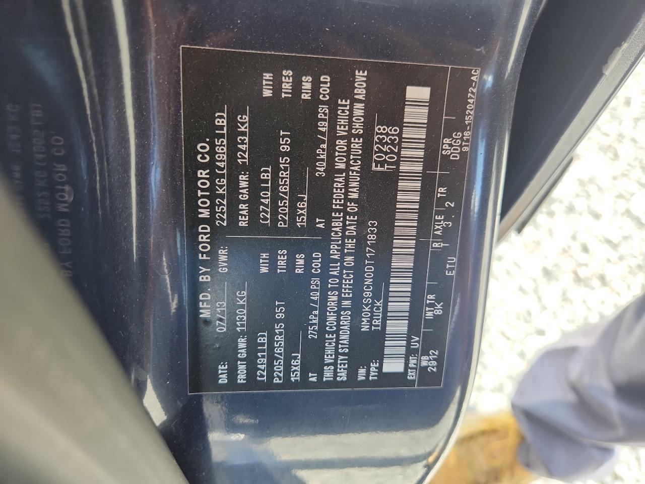 2013 Ford Transit Connect Xlt Premium - zdjęcie 13