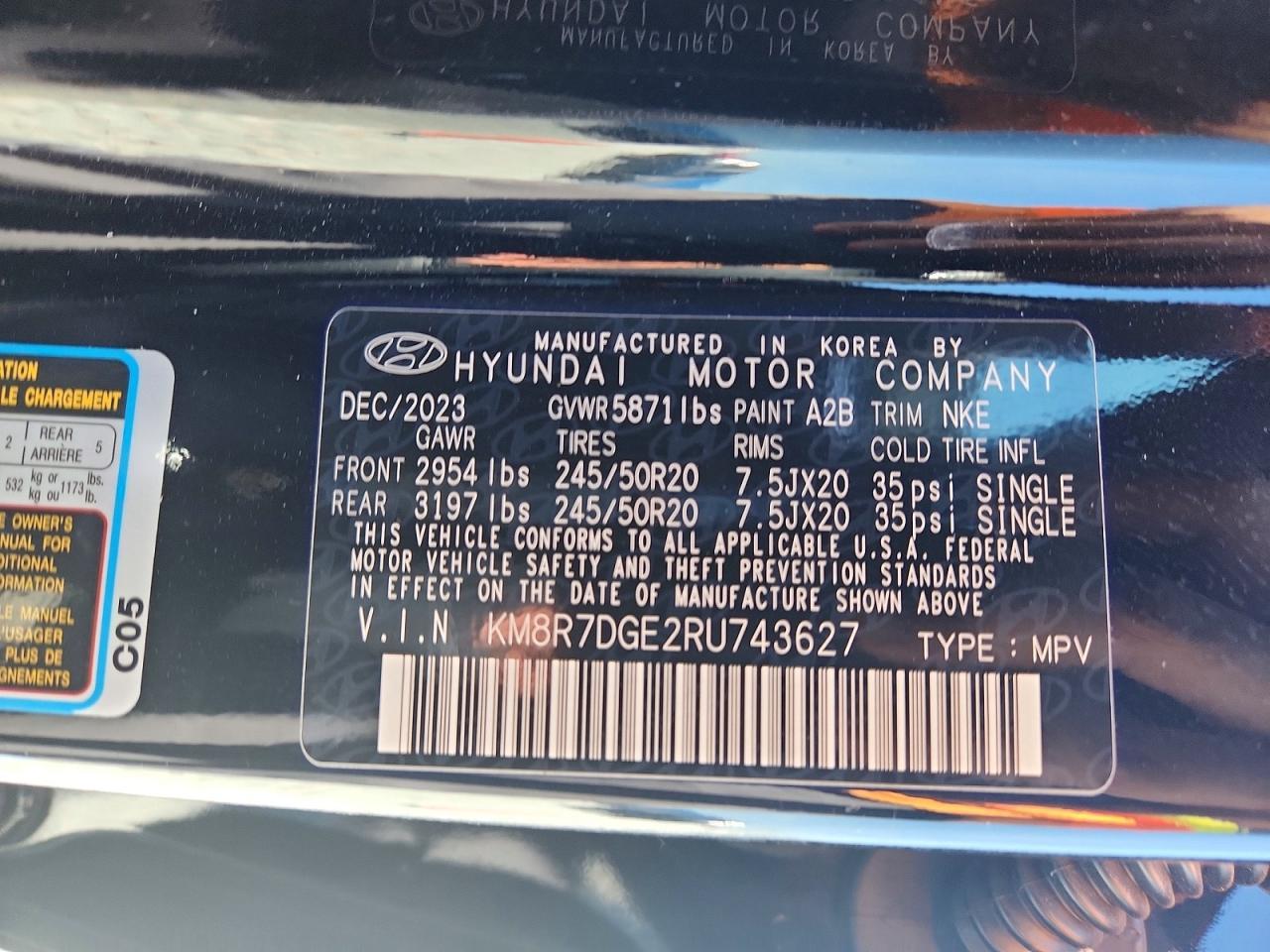 2024 Hyundai Palisade Calligraphy Night Edition - zdjęcie 13