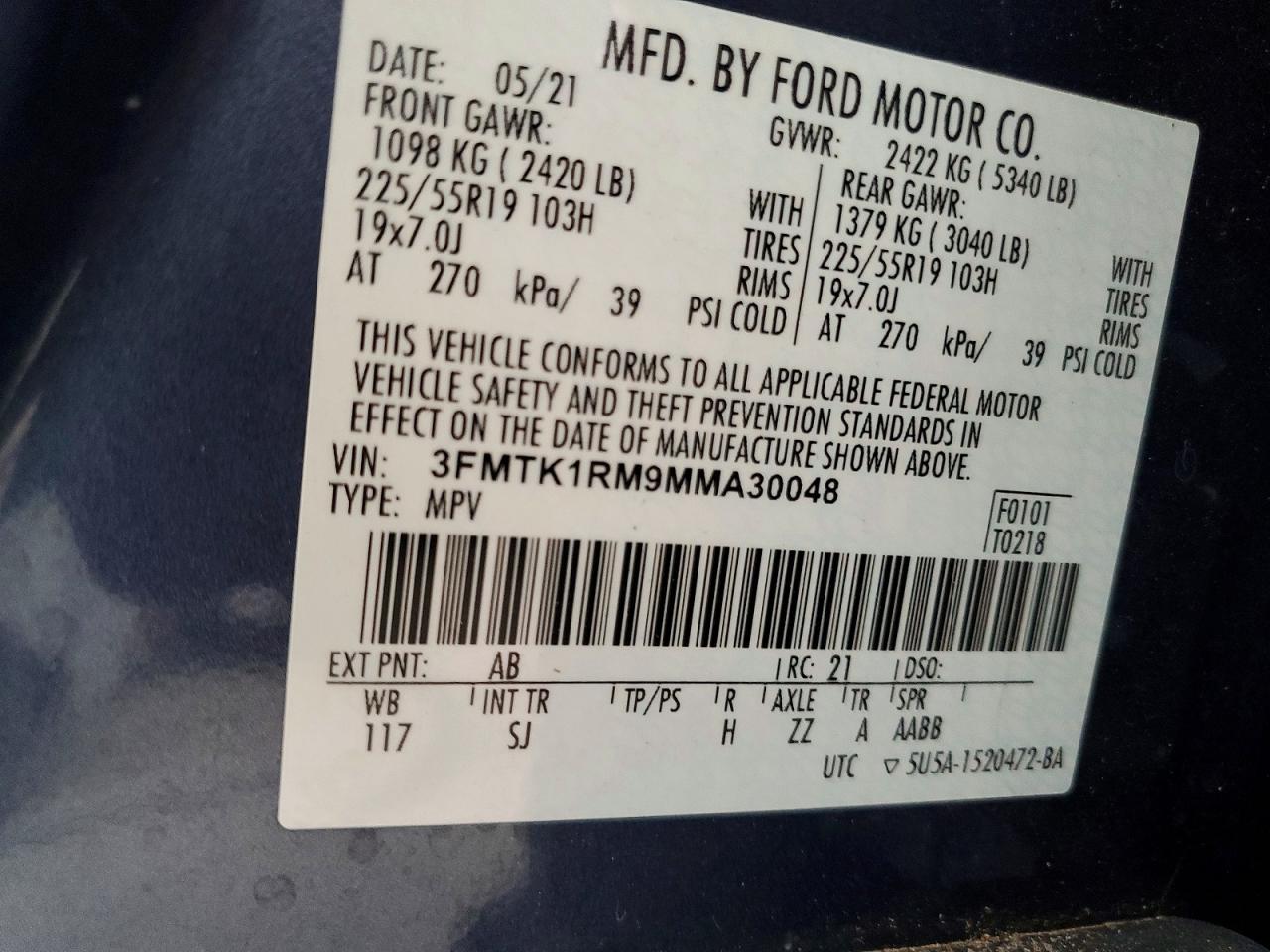 2021 Ford Mustang Mach-E Select - zdjęcie 13