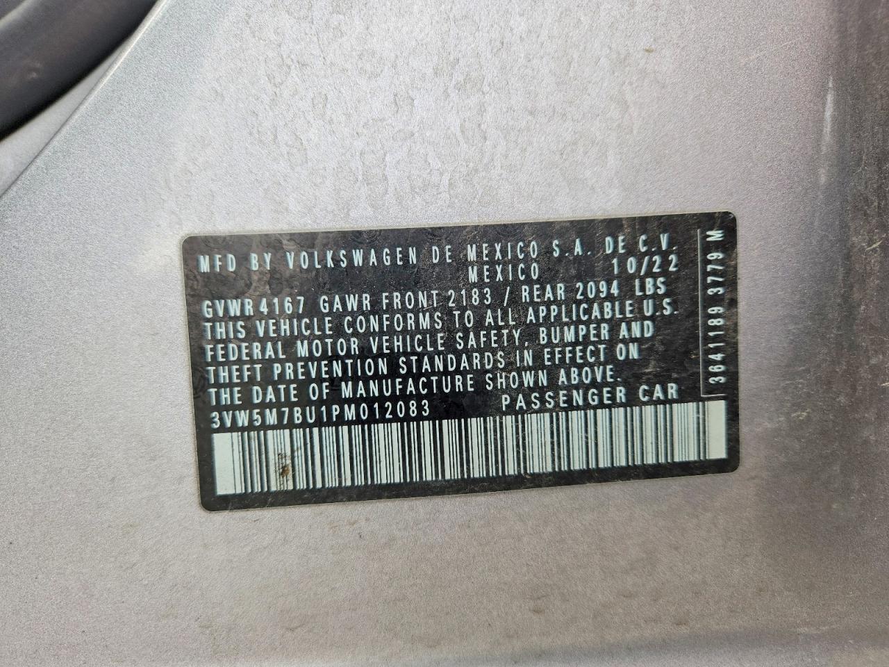 2023 Volkswagen Jetta S - zdjęcie 12