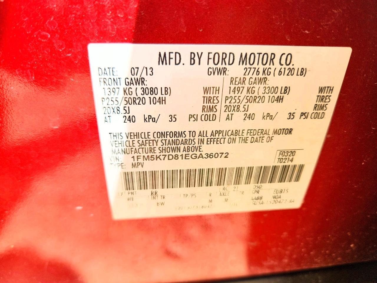 2014 Ford Explorer Xlt - zdjęcie 13