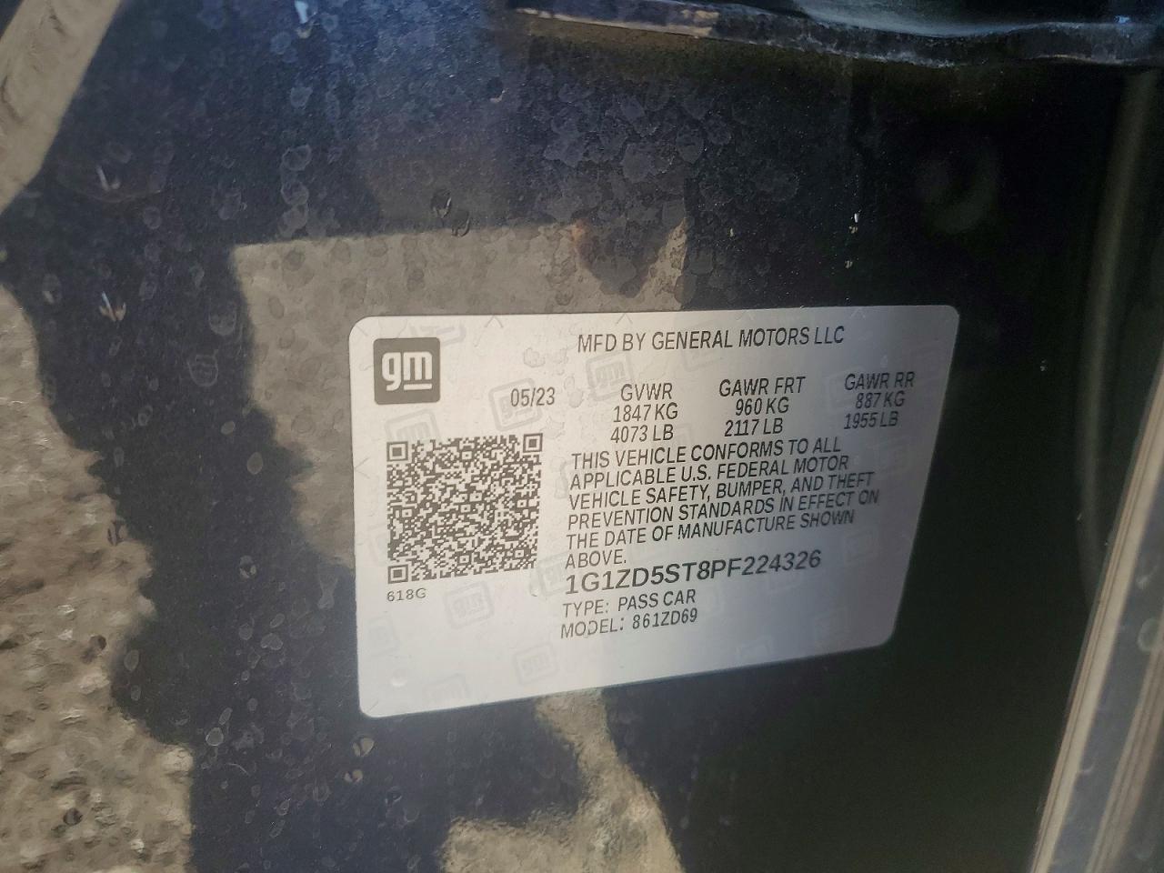 2023 Chevrolet Malibu Lt - zdjęcie 12