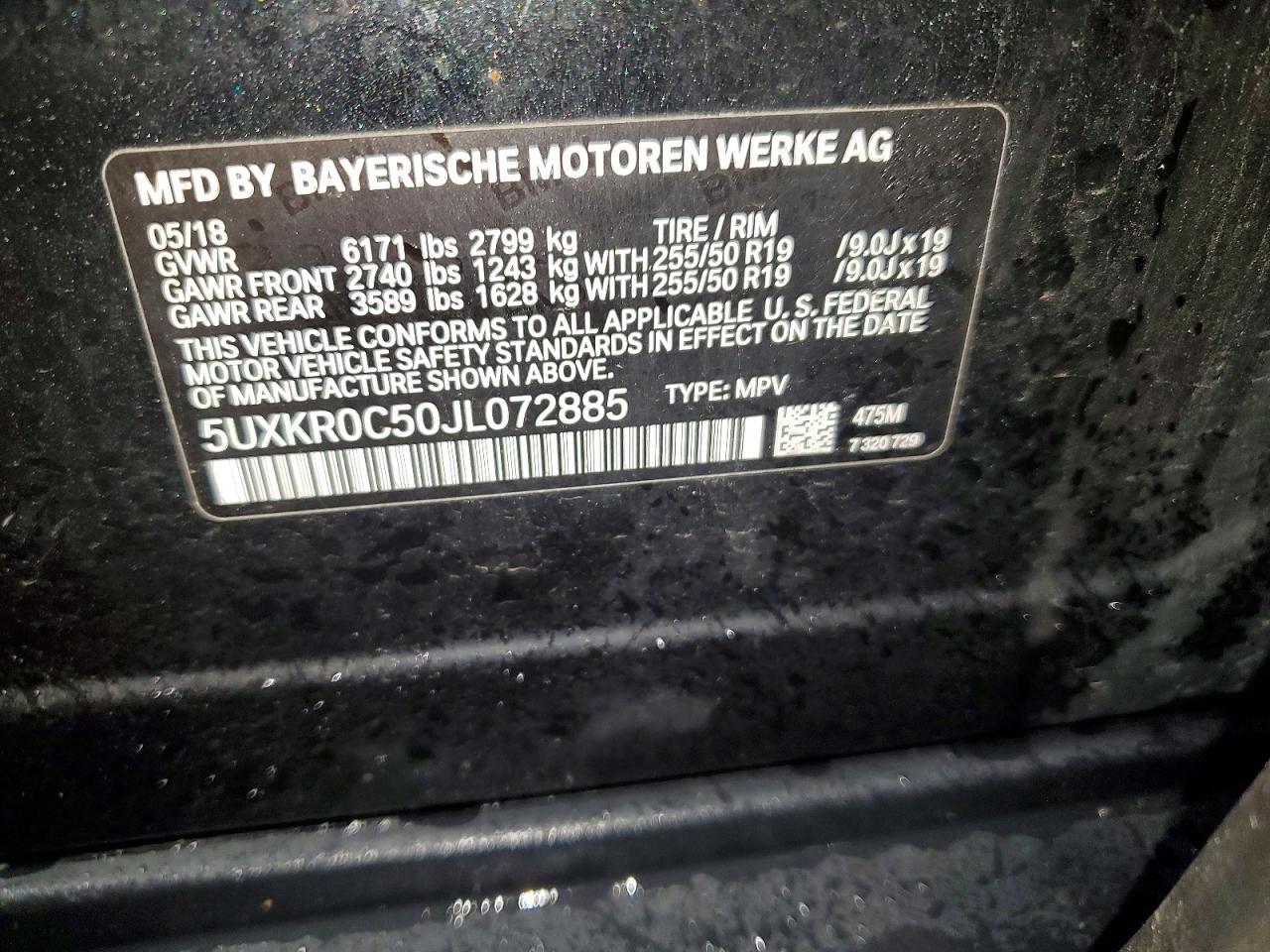 2018 BMW X5 xDrive35I - zdjęcie 13