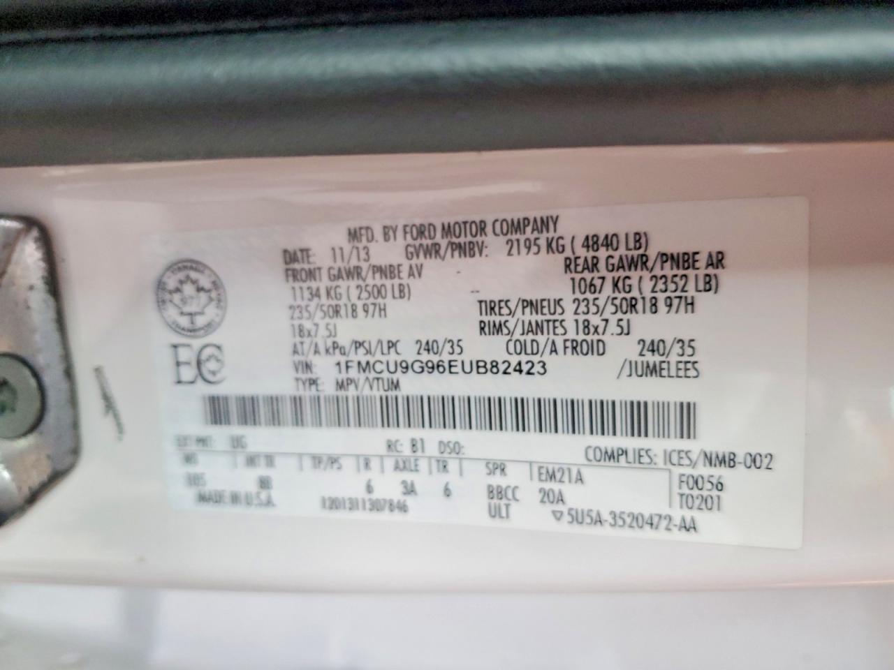 2014 Ford Escape Se - zdjęcie 14