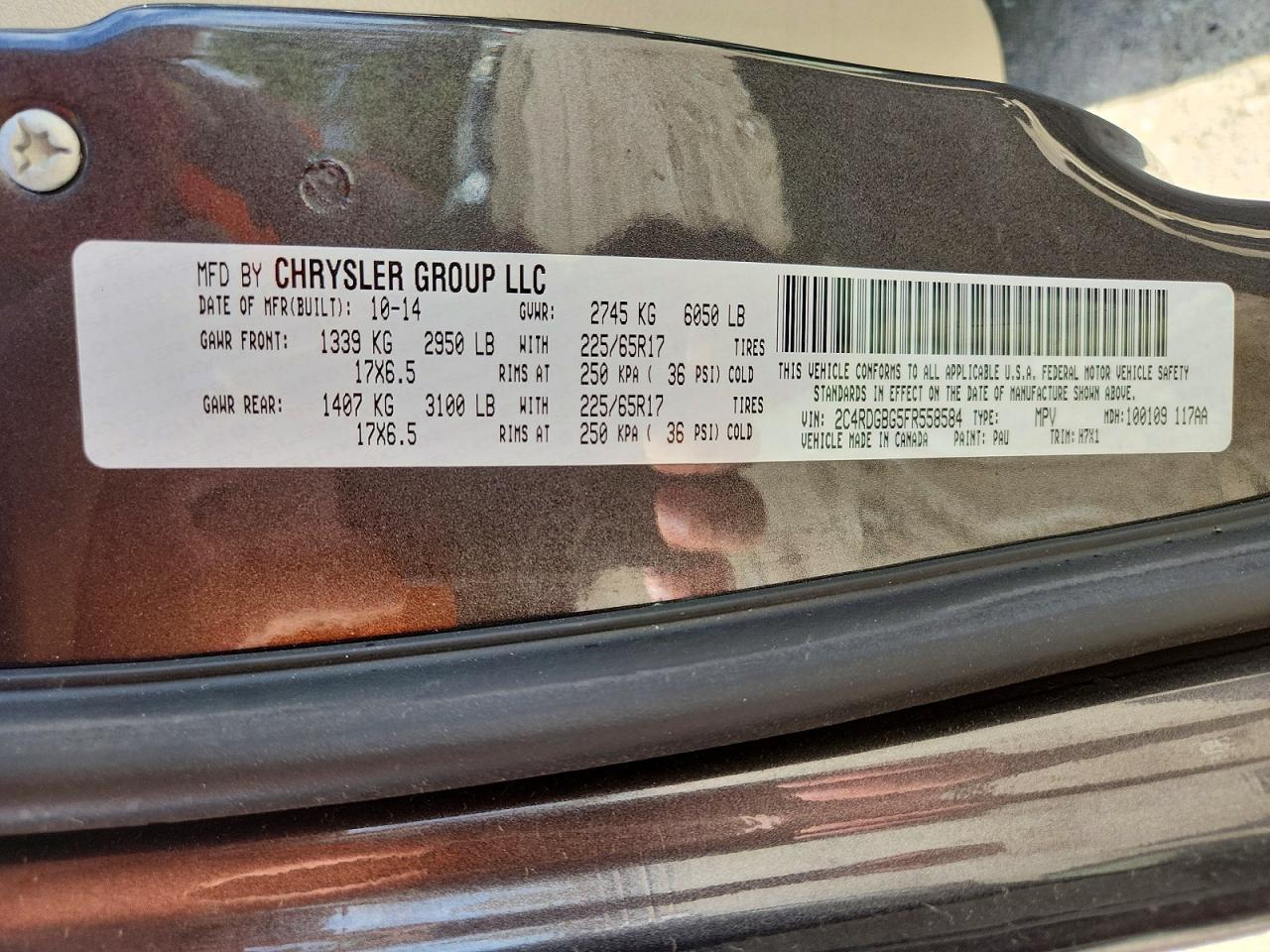 2015 Dodge Grand Caravan Se - zdjęcie 13