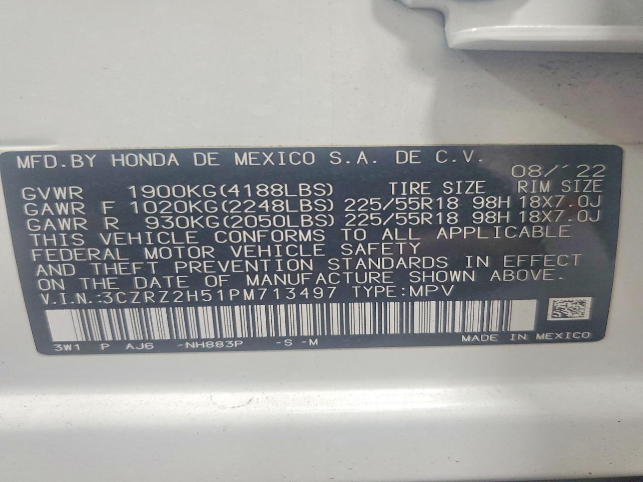 2023 Honda Hr-V Sport - zdjęcie 13