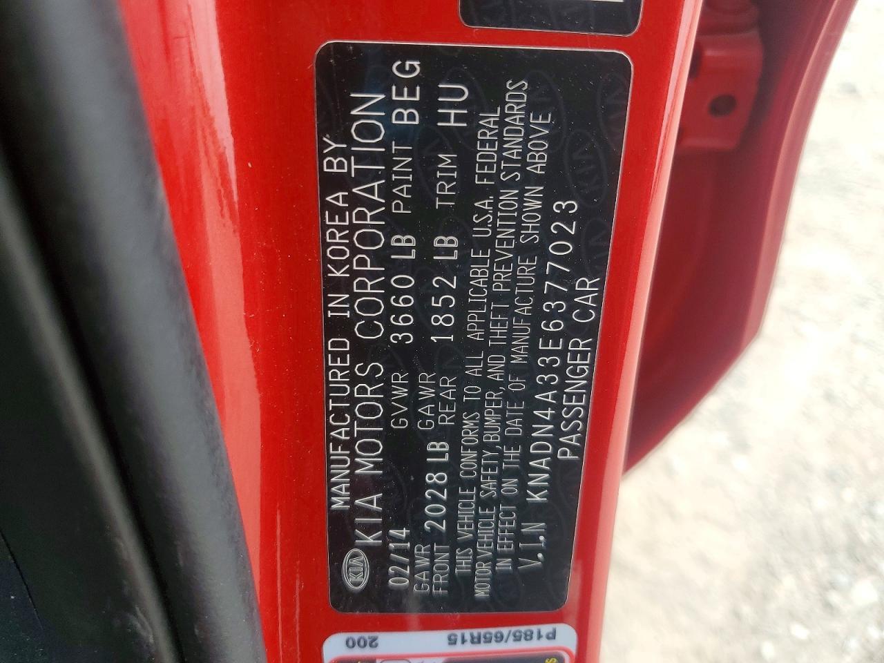 2014 Kia Rio Ex - zdjęcie 13