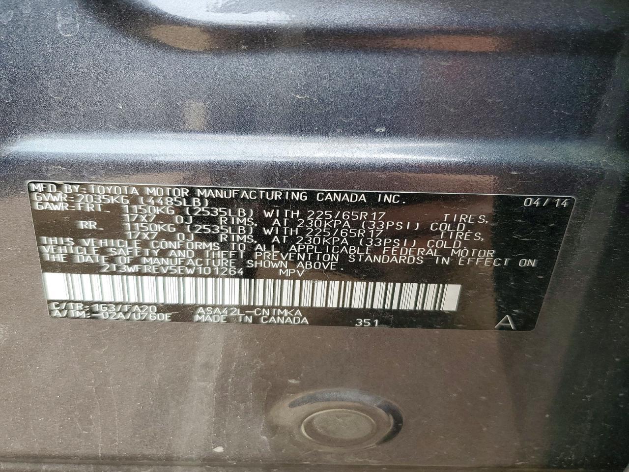 2014 Toyota Rav4 Xle - zdjęcie 12