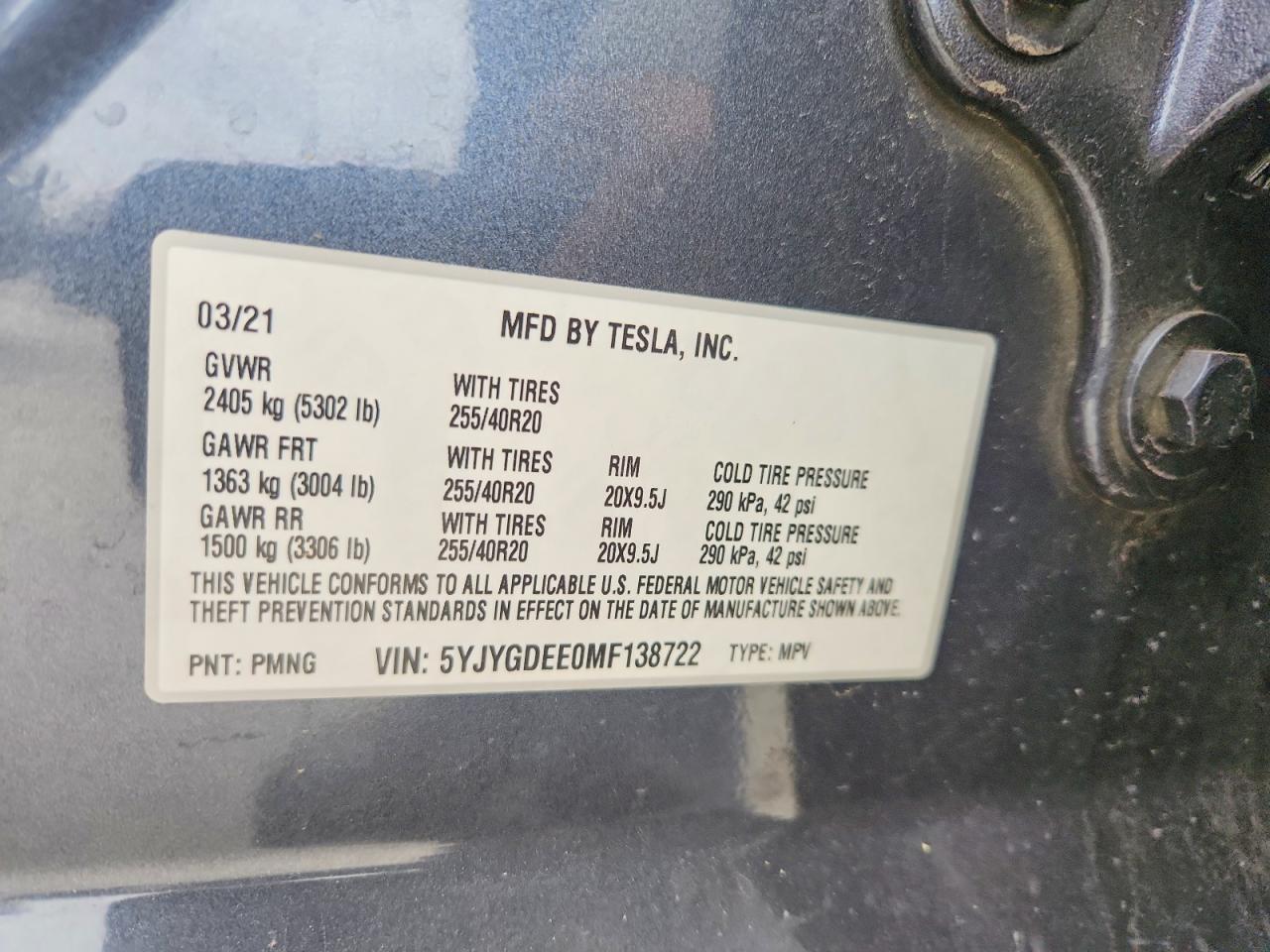 2021 Tesla Model Y - zdjęcie 12