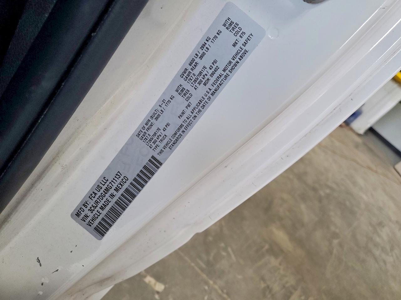 2021 Ram 1500 Classic Tradesman - zdjęcie 12