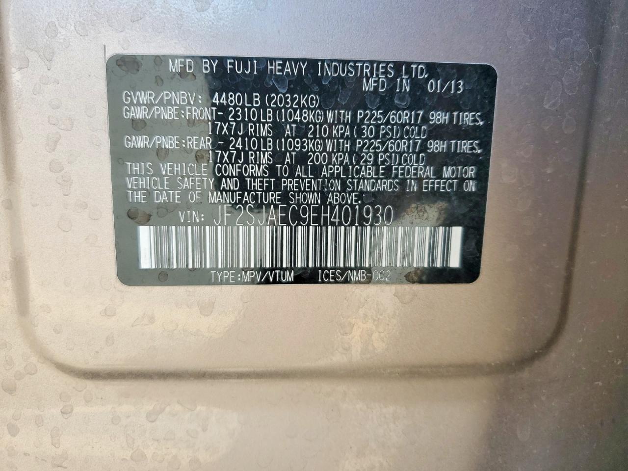 2014 Subaru Forester 2.5I Premium - zdjęcie 13