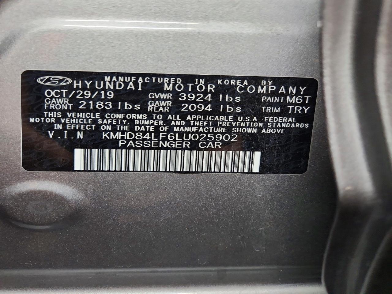 2020 Hyundai Elantra Sel - zdjęcie 13
