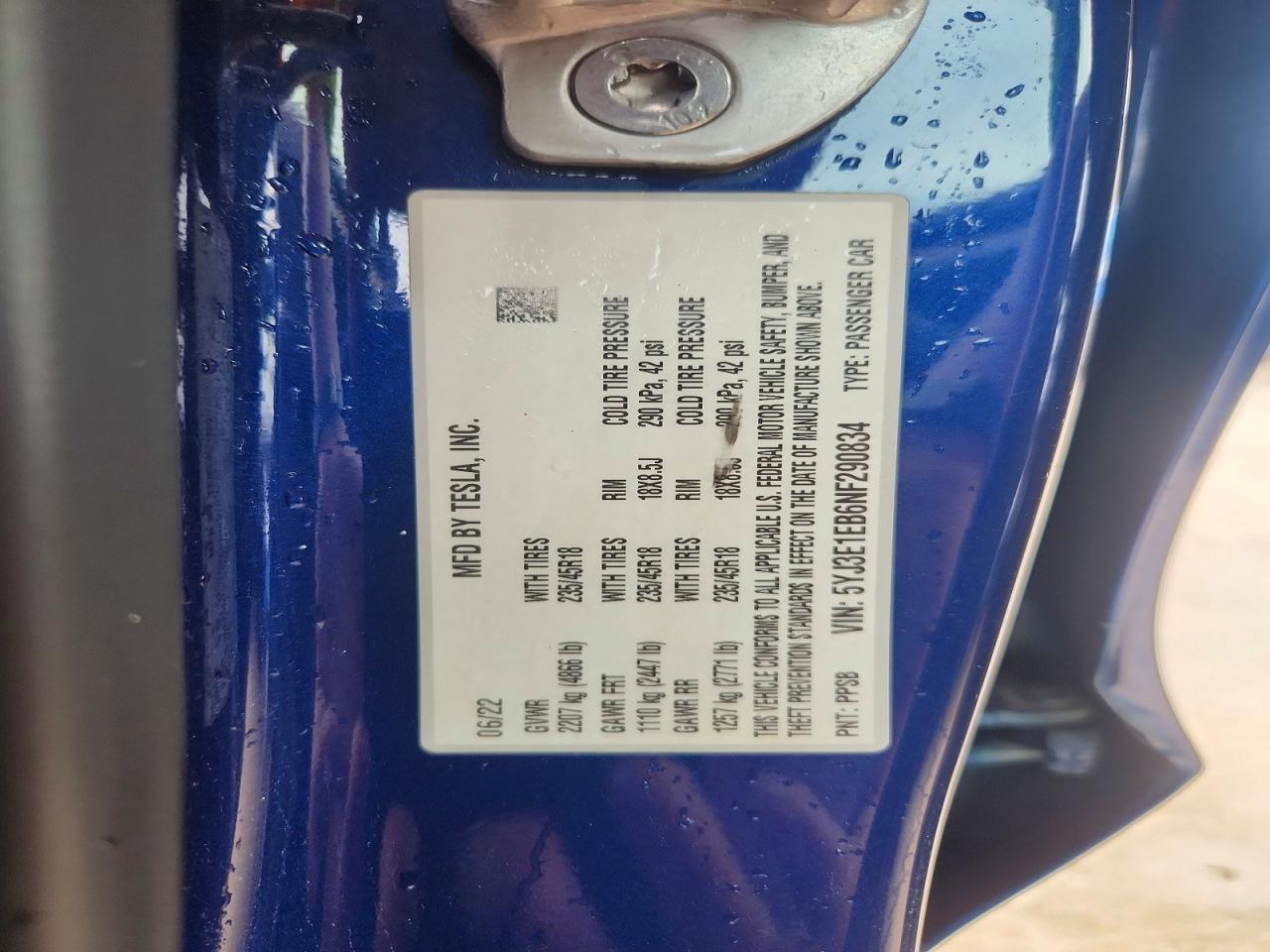 2022 Tesla Model 3 - zdjęcie 12