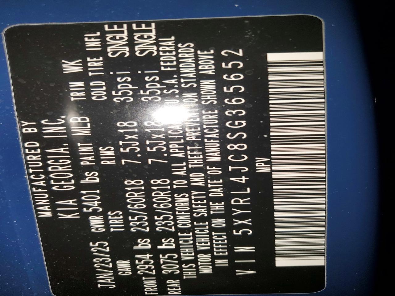 2025 Kia Sorento S - zdjęcie 14