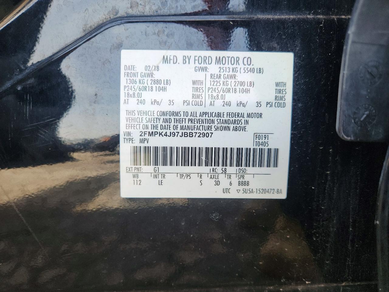 2018 Ford Edge Sel - zdjęcie 13