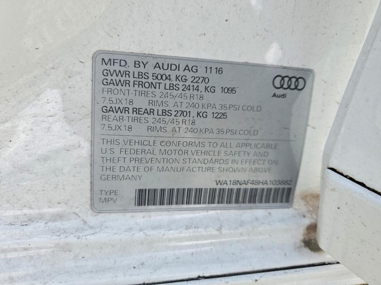 2017 Audi A4 Allroad Premium Plus - zdjęcie 13