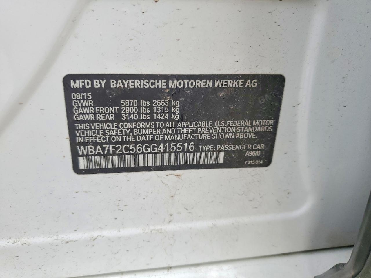 2016 BMW 750 Xi - zdjęcie 12