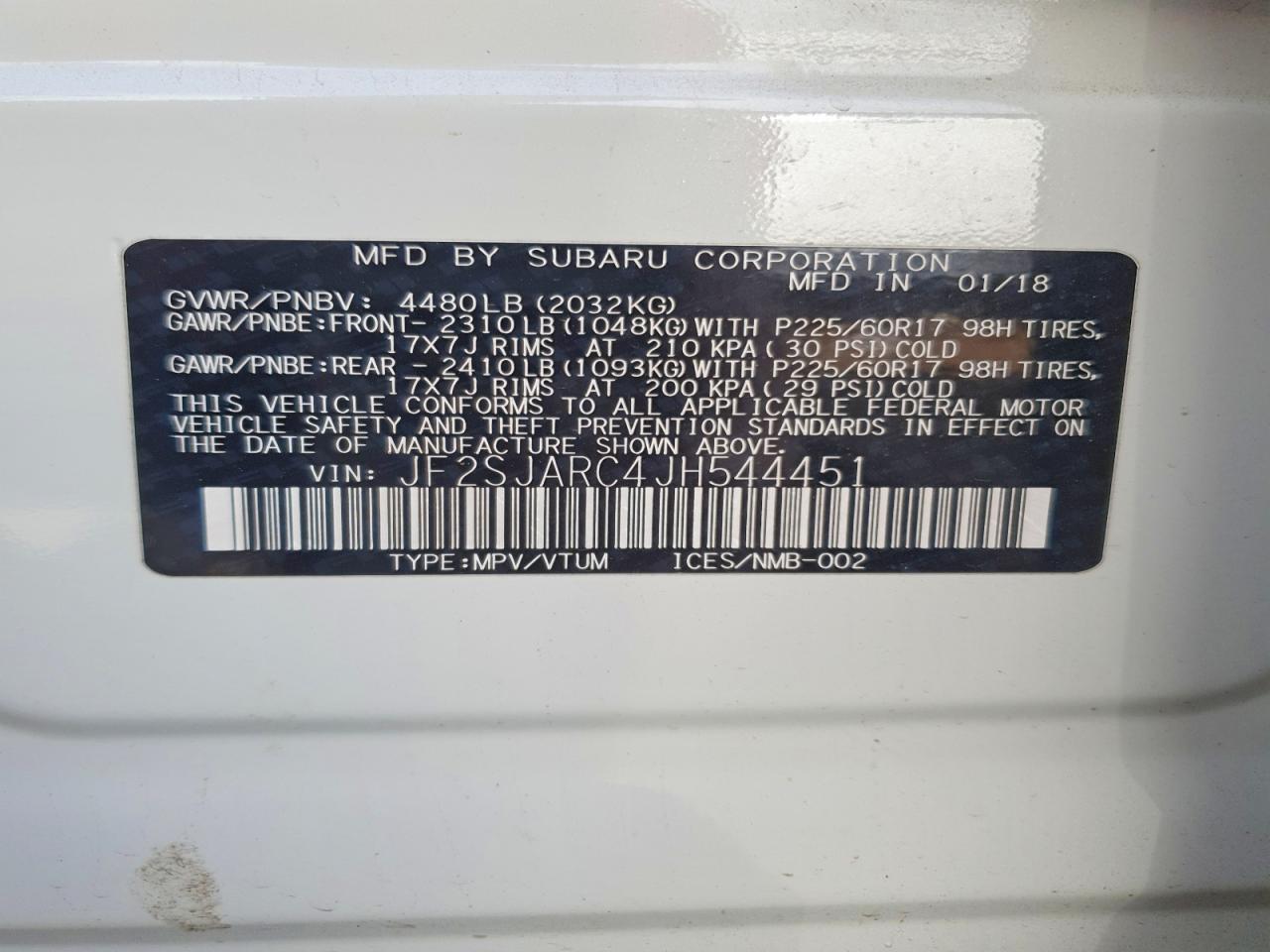 2018 Subaru Forester 2.5I Limited - zdjęcie 12