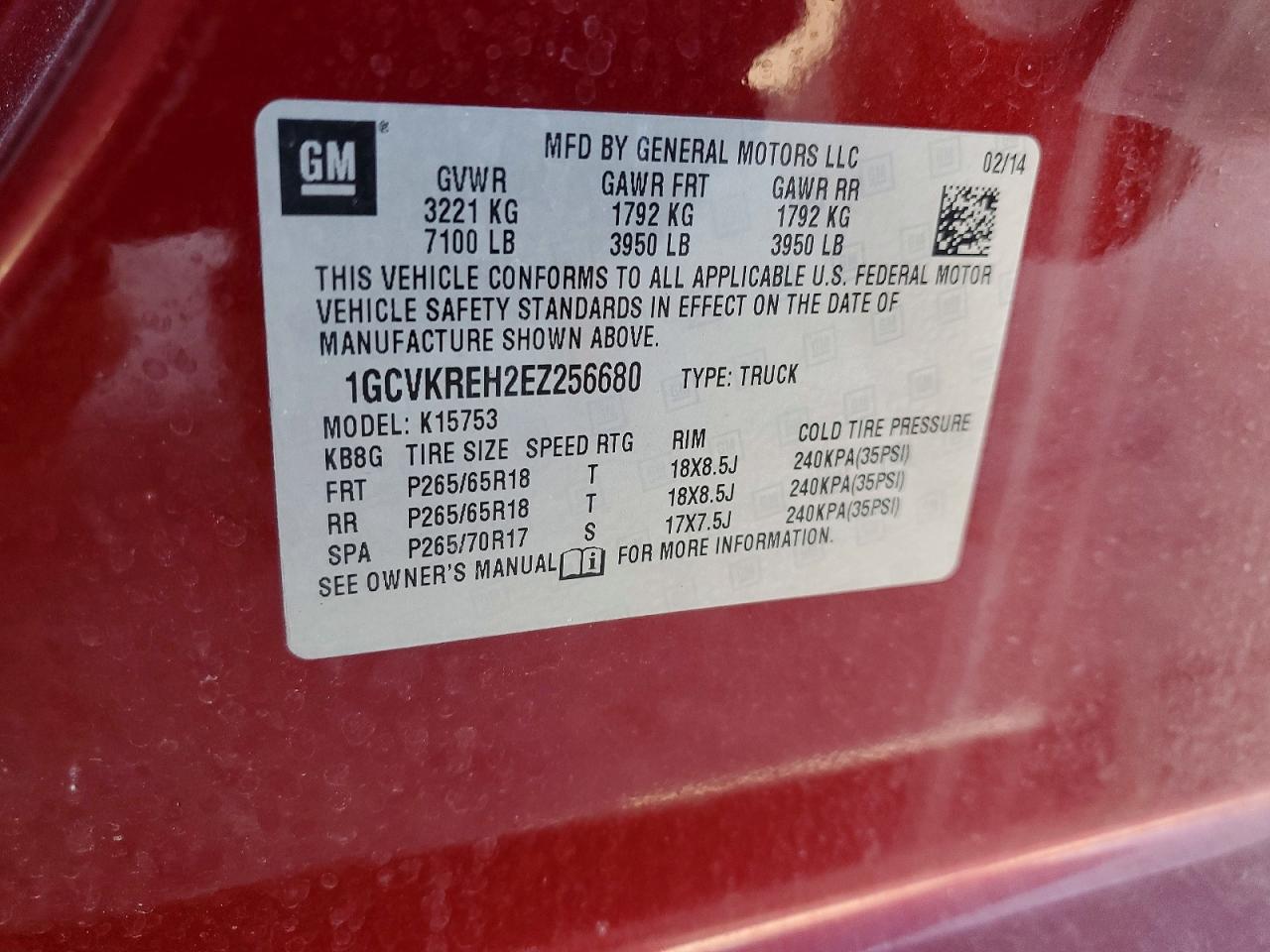 2014 Chevrolet Silverado K1500 Lt - zdjęcie 12