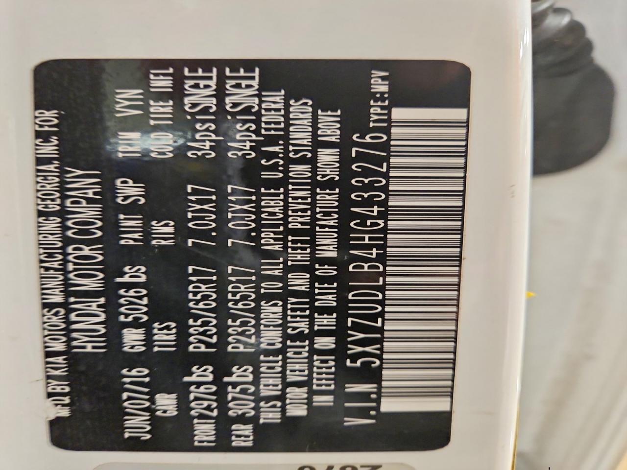 2017 Hyundai Santa Fe Sport 2.4L - zdjęcie 13