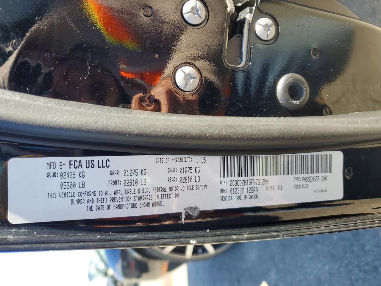 2015 Dodge Challenger Sxt Plus - zdjęcie 12