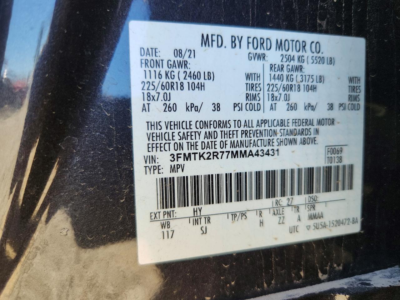 2021 Ford Mustang Mach-E California Route 1 - zdjęcie 13