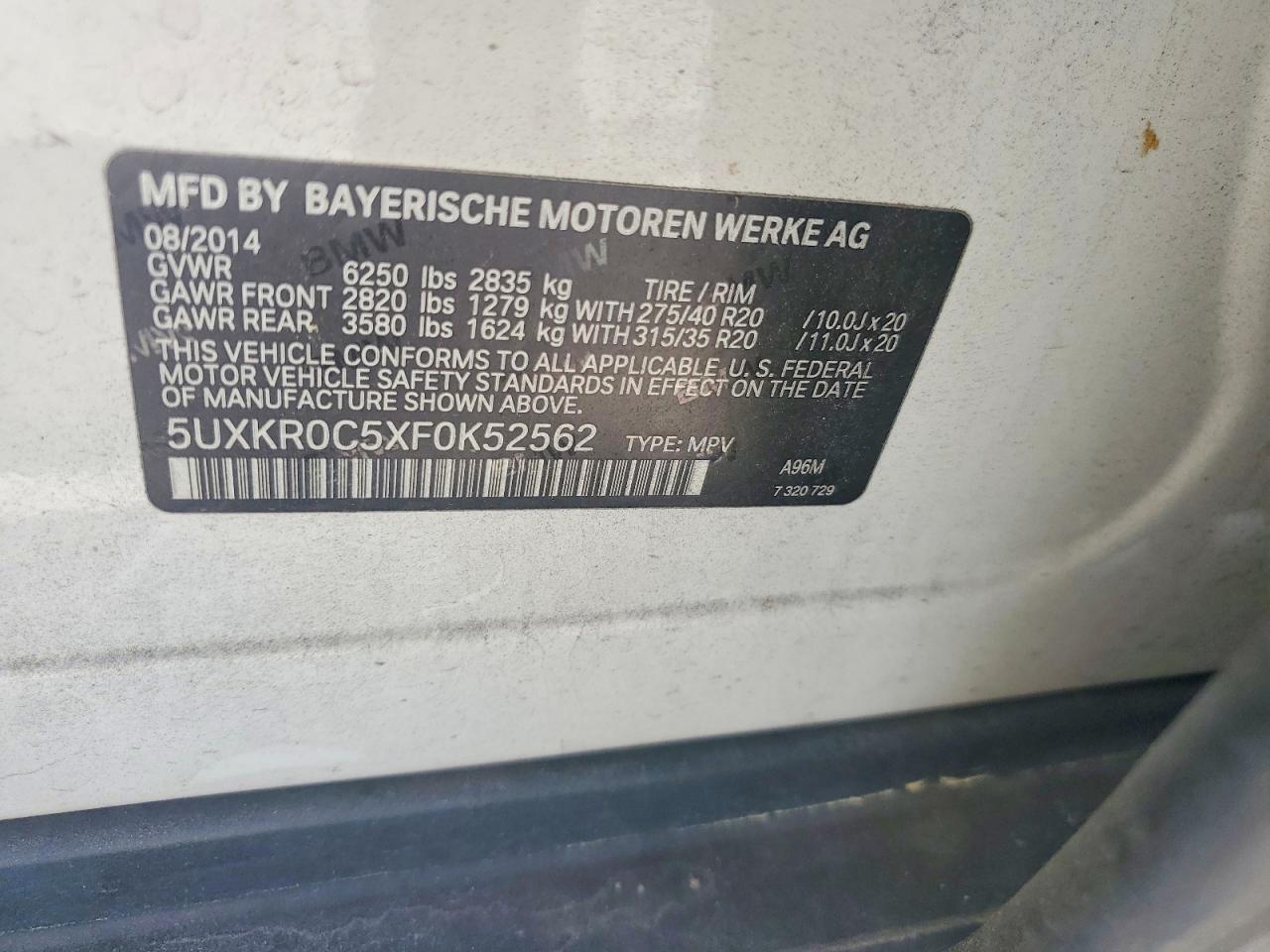 2015 BMW X5 xDrive35I - zdjęcie 13