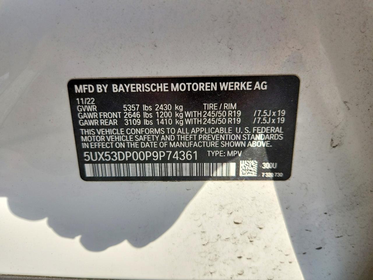 2023 BMW X3 xDrive30I - zdjęcie 13