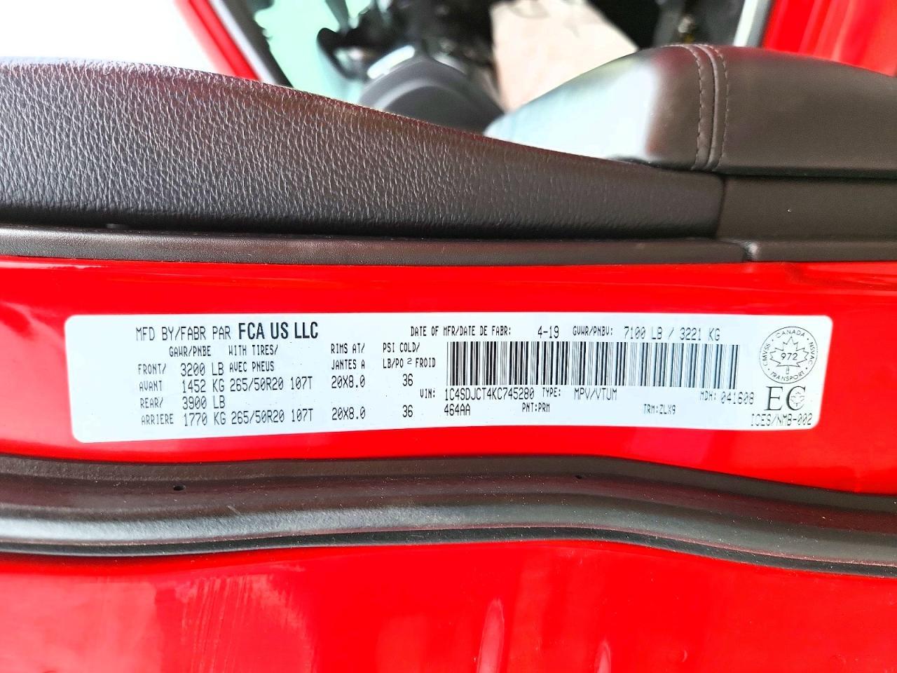 2019 Dodge Durango R - zdjęcie 14