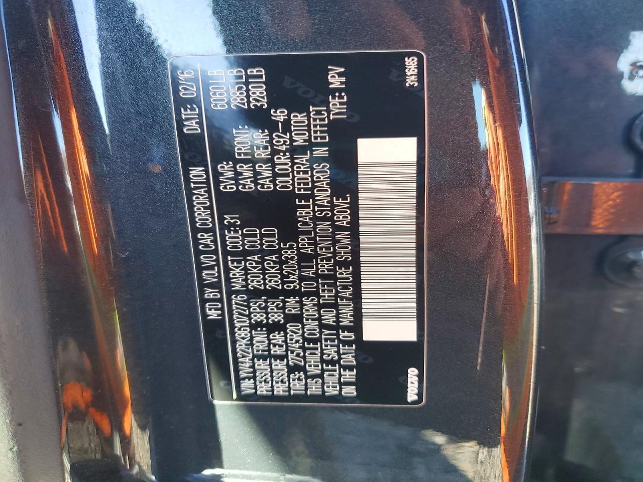 2016 Volvo Xc90 T6 - zdjęcie 13