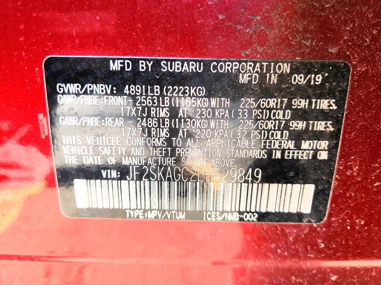 2020 Subaru Forester Premium - zdjęcie 13