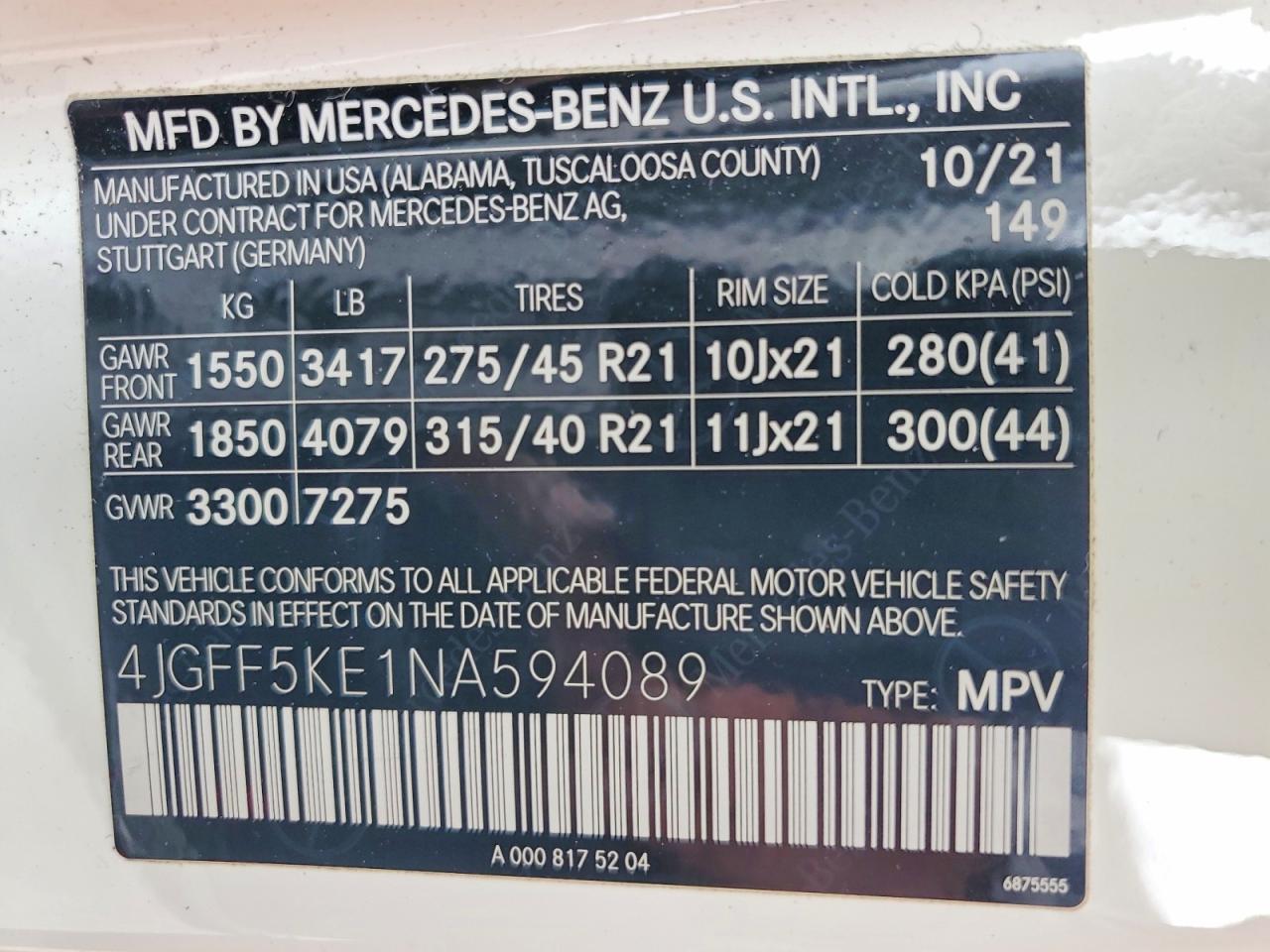 2022 Mercedes-Benz Gls 450 4Matic - zdjęcie 13