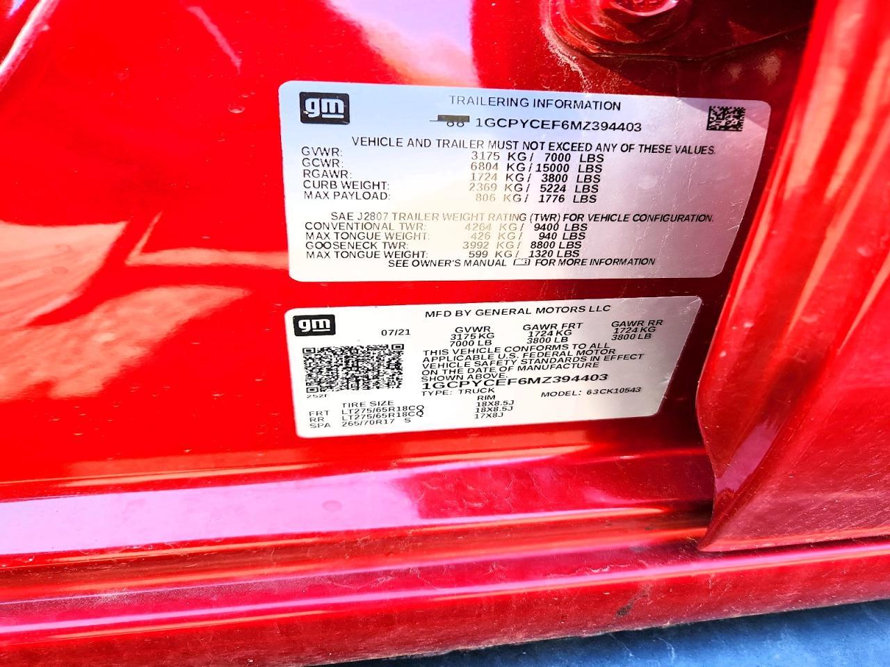 2021 Chevrolet Silverado K1500 Trail Boss Custom - zdjęcie 12