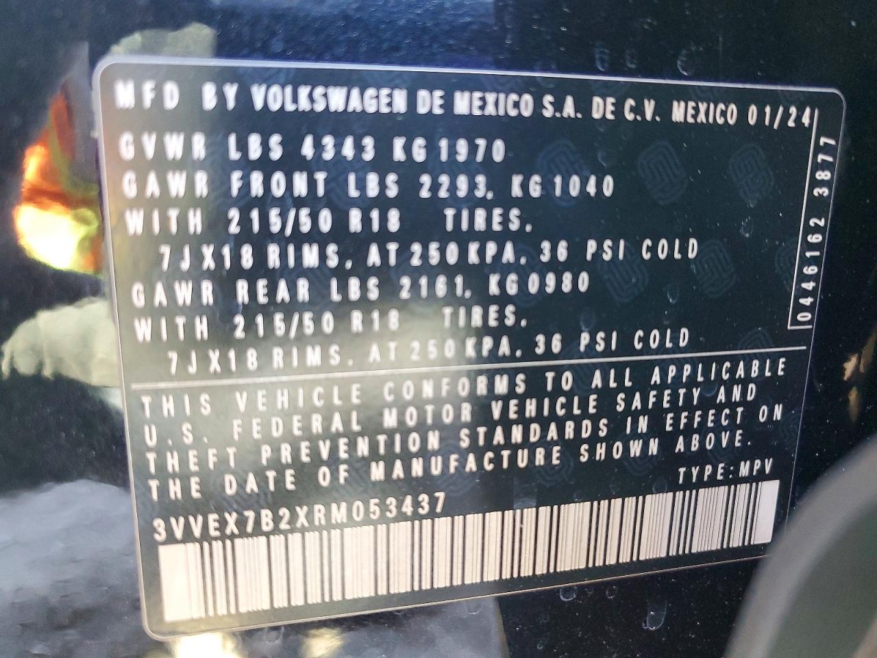 2024 Volkswagen Taos Se - zdjęcie 13