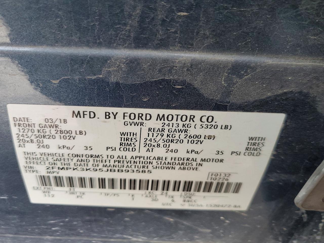 2018 Ford Edge Titanium - zdjęcie 12