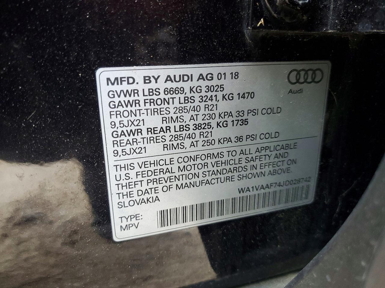 2018 Audi Q7 Prestige - zdjęcie 14
