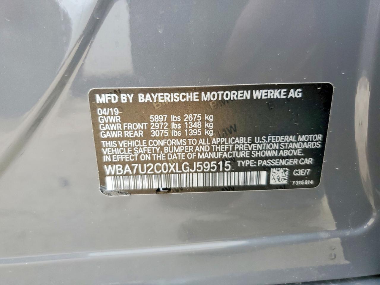 2020 BMW 750 Xi - zdjęcie 13