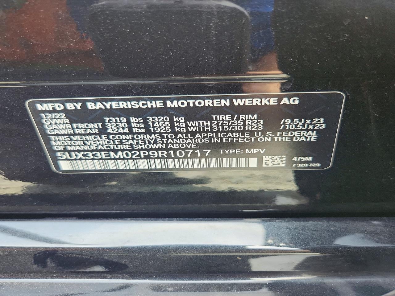 2023 BMW X7 M60I - zdjęcie 14