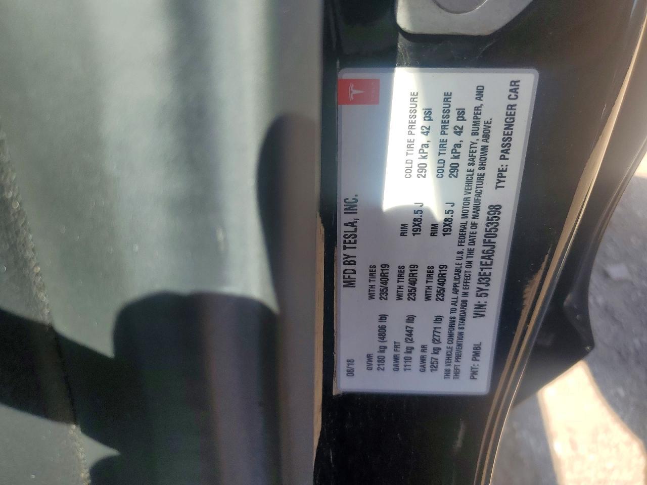 2018 Tesla Model 3 - zdjęcie 12