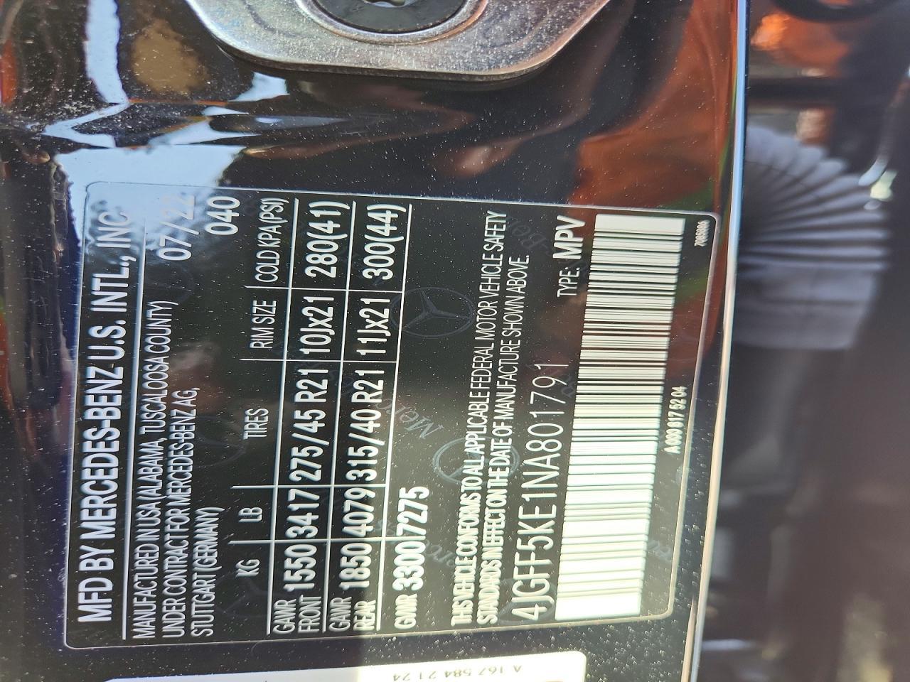 2022 Mercedes-Benz Gls 450 4Matic - zdjęcie 12