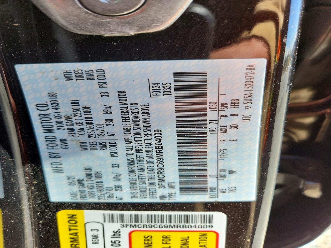 2021 Ford Bronco Sport Outer Banks - zdjęcie 13