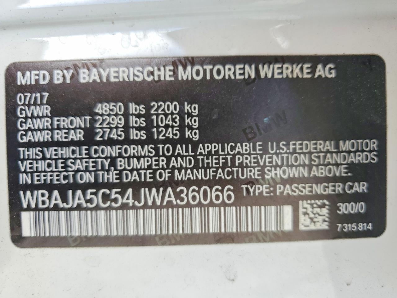 2018 BMW 530 I - zdjęcie 13