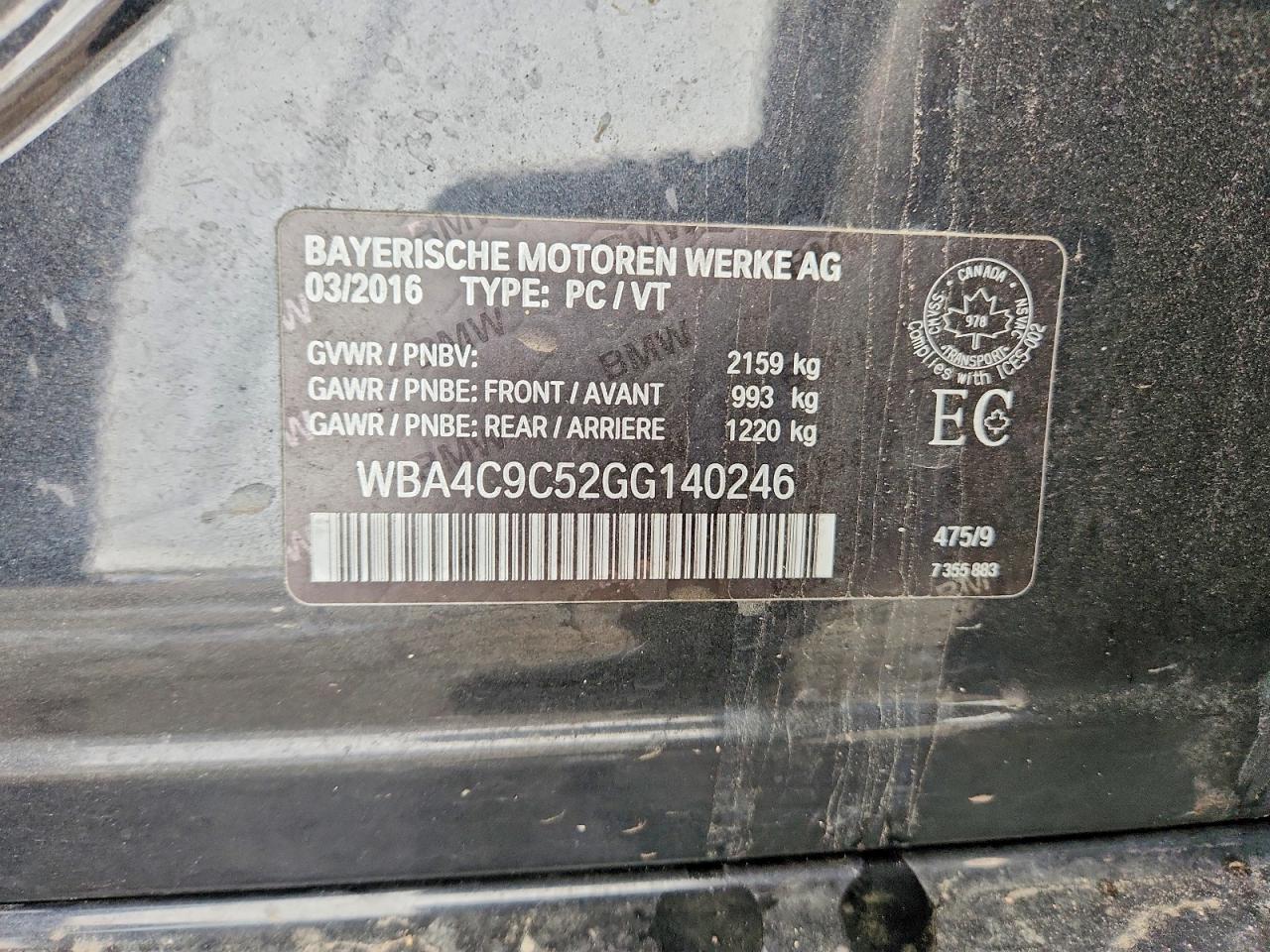 2016 BMW 428 Xi Gran Coupe Sulev - zdjęcie 12