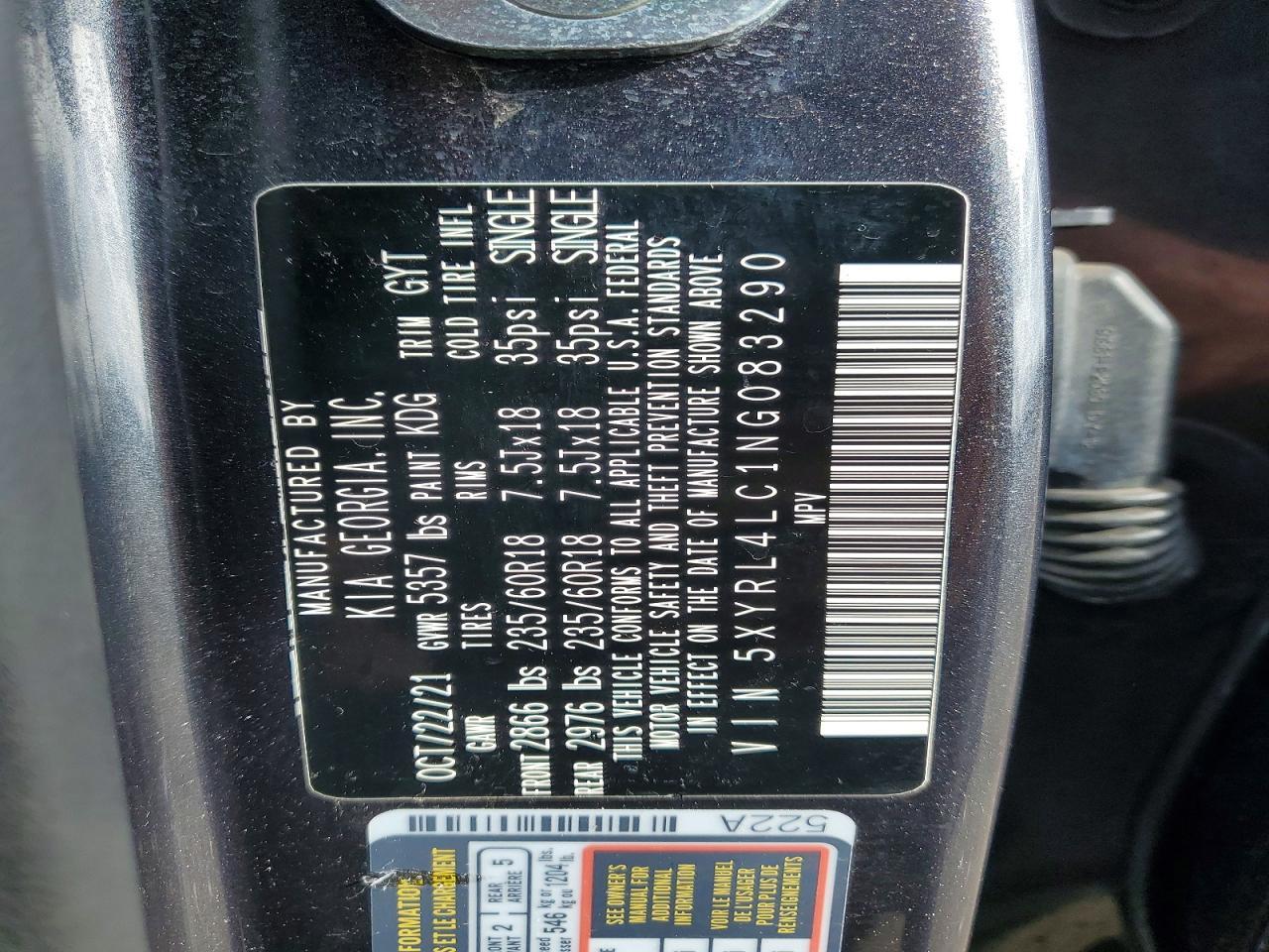 2022 Kia Sorento S - zdjęcie 13