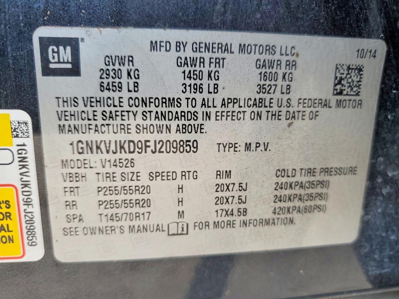 2015 Chevrolet Traverse Ltz - zdjęcie 25